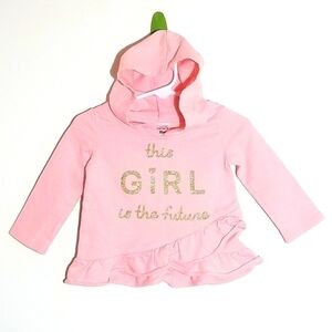 Carter's This Girl Is The Future Hoodie 18m